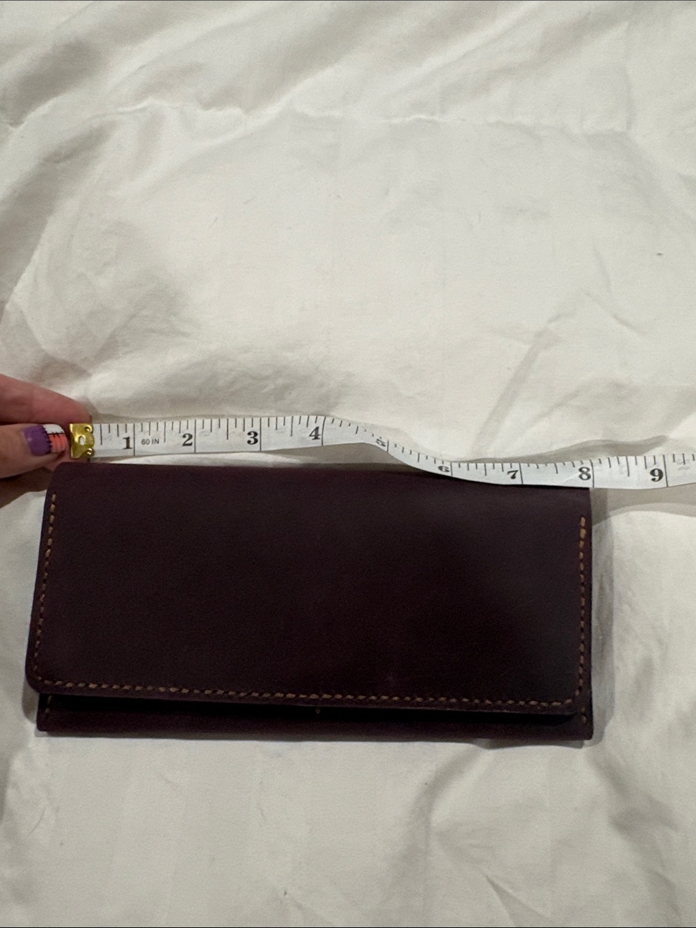 Handmade genuine leather slim wallet